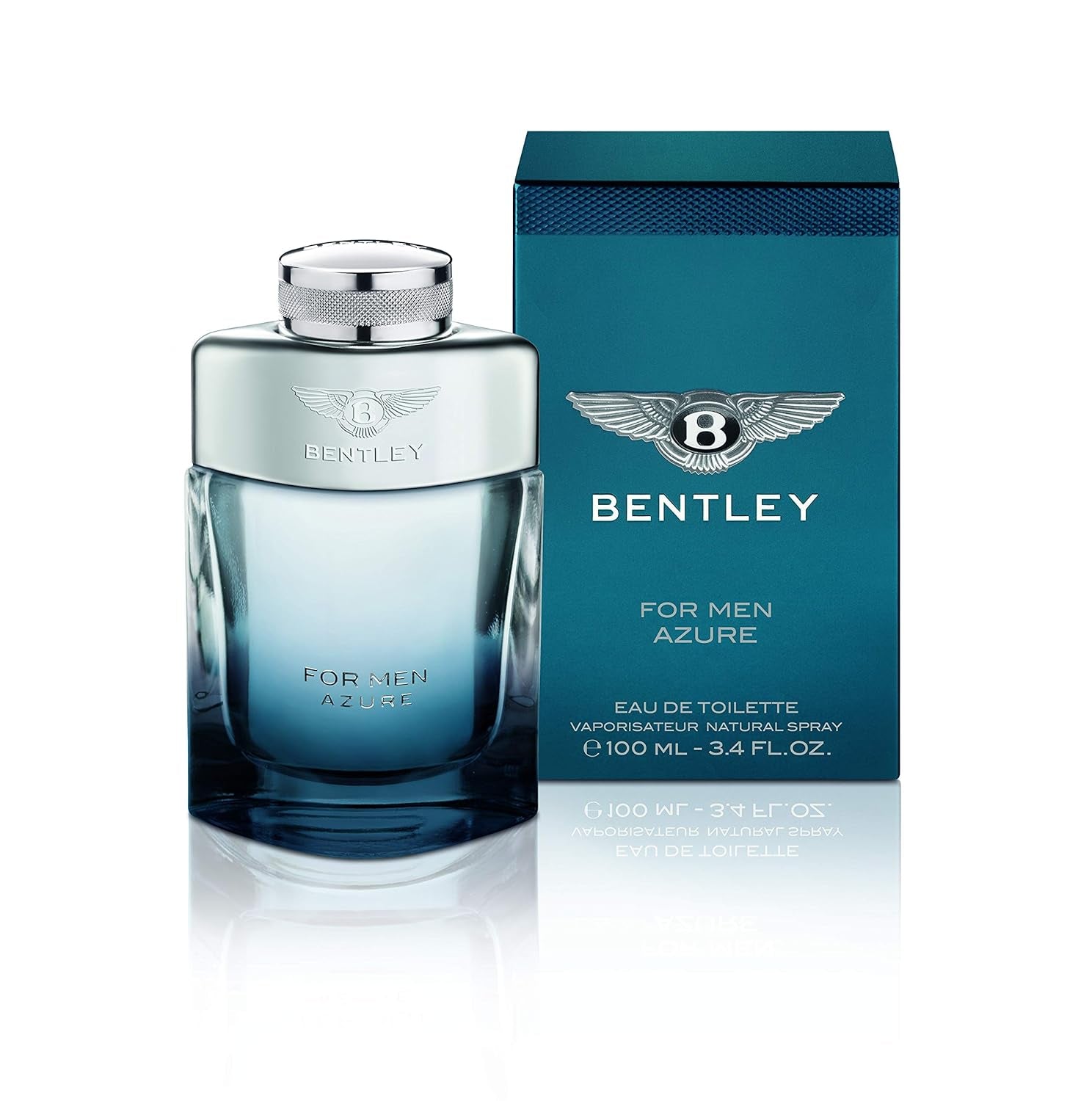 for Men Azure Eau De Toilette Spray, 3.4 Ounce